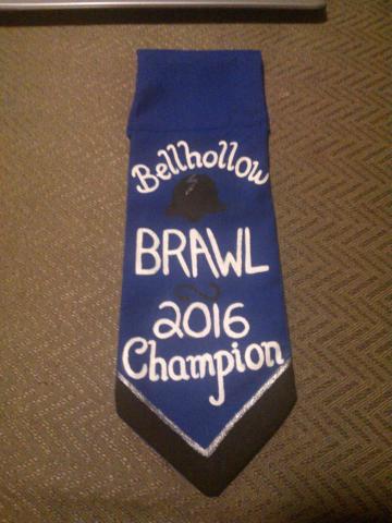 Bellhollow Brawl 2016 Champion's Belt Favour